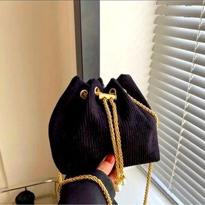 Brand new black crossover purse
